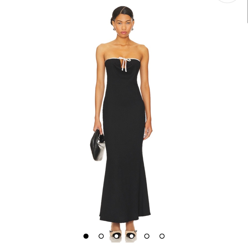 Lioness Maxi Dress in Onyx